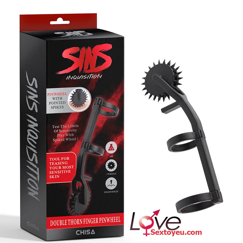 Thorn Finger Pinwheel Rolling Spike Stimulation Toy — hình 3