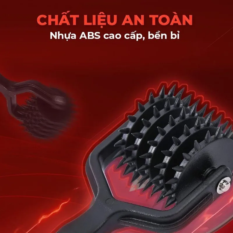 Prickly Pinwheel Textured Rolling Massager Quick Delivery — hình 2