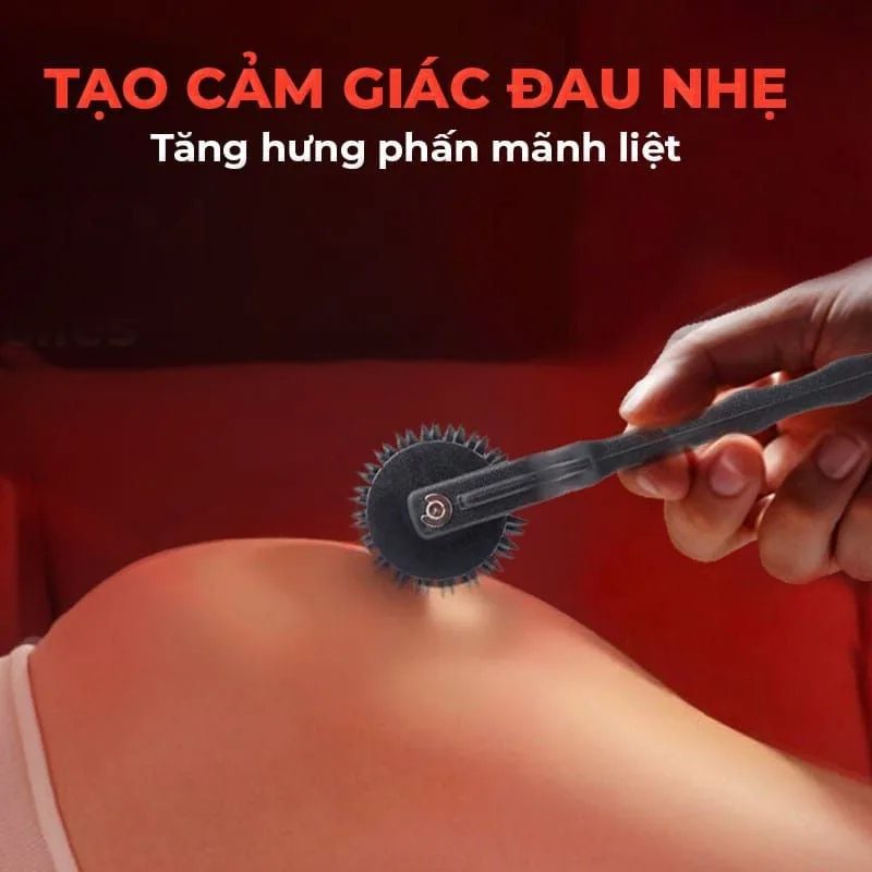 Prickly Pinwheel Textured Rolling Massager Quick Delivery — hình 4