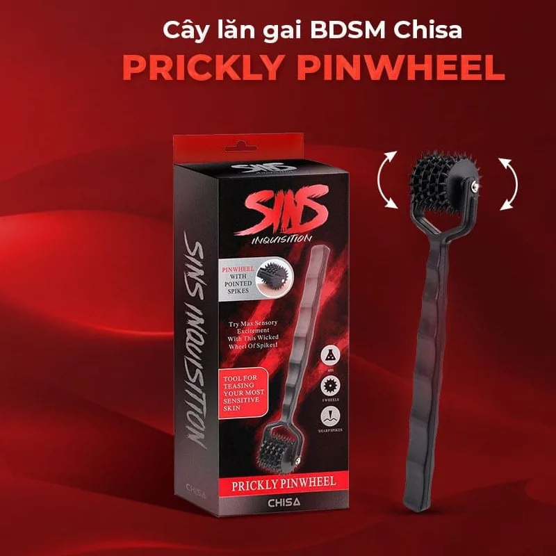 Prickly Pinwheel Textured Rolling Massager Quick Delivery — hình 6