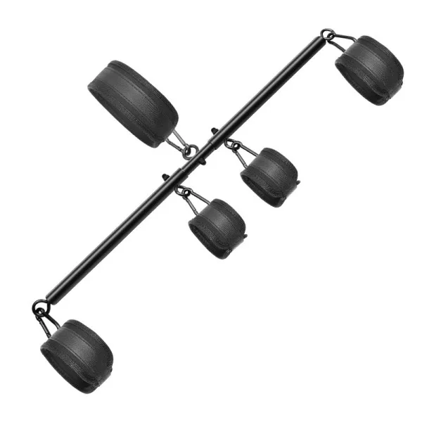 Premium BDSM Restraint Set Wrist Ankle Neck Cuffs — hình 3