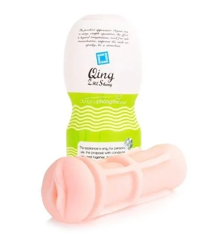 Qing Premium Silicone Male Masturbation Cup Thailand Made — hình 2