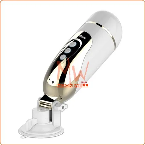Funs Cup Golden Wall Mounted Vibrating Silicone Realistic — hình 2