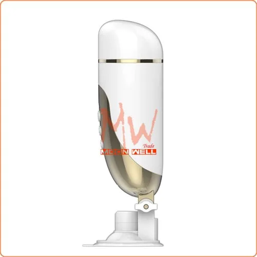 Funs Cup Golden Wall Mounted Vibrating Silicone Realistic — Powerful Multi-Mode Vibration & Moaning Features