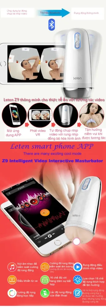 3D VR Controlled Silicone Male Masturbator With Remote — hình 2