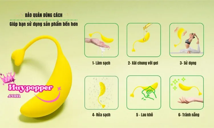 Remote Control Banana Egg Vibrator 10 Modes App — Simple App Setup & Easy Maintenance