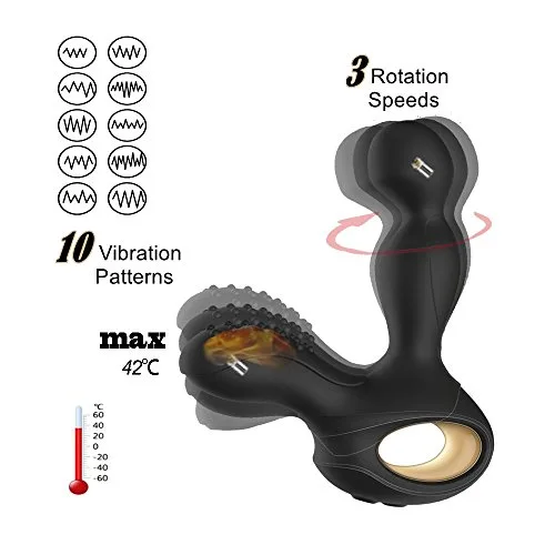 Premium Anal Vibrator Prostate Massage Heated Remote — hình 2