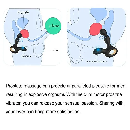 Premium Anal Vibrator Prostate Massage Heated Remote — hình 7