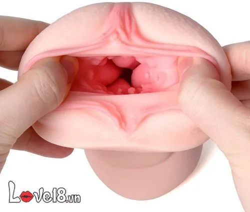 Silicone Dual-Ended Realistic Male Masturbator Safe Soft — Unique Internal Structure for Intensified Pleasure