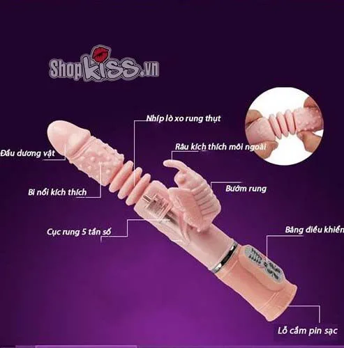 Wild Butterfly Multi-Function Heating Thrusting Dildo — Wild Butterfly Multi-Function Heating Thrusting DildoTake