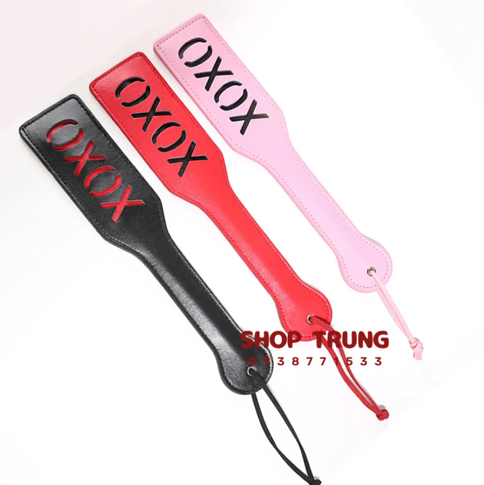 XOXO Butt Paddle PU Leather Safe Adult Toy Pleasure Tool — hình 6