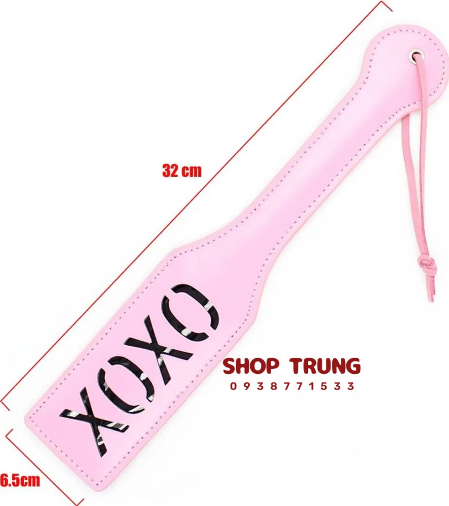 XOXO Butt Paddle PU Leather Safe Adult Toy Pleasure Tool — hình 8