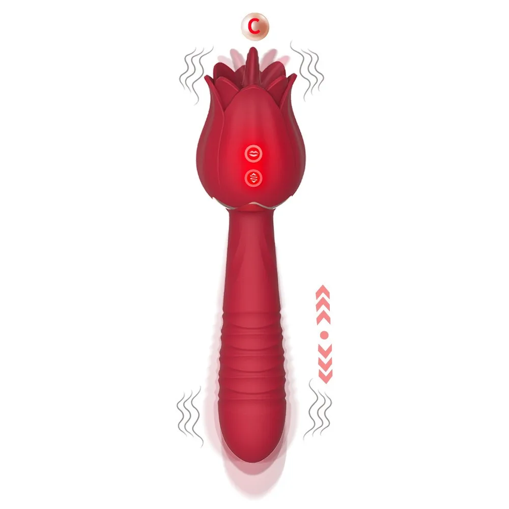 Rose Licking Massager Silicone Tongue Vibration Toy — Premium Specifications for Maximum Satisfaction