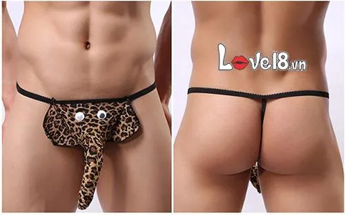 Men’s Thong Underwear Voi Voi Sexy Breathable Cotton — hình 6