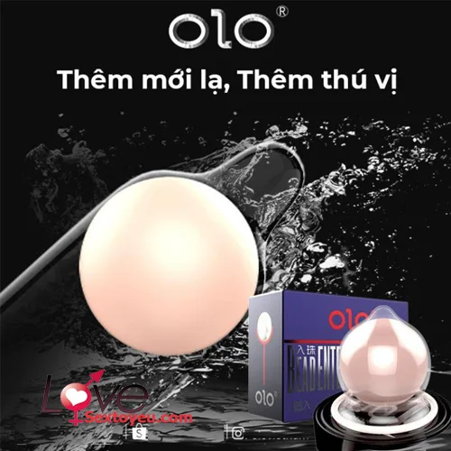 Olo Ultra Thin Pearl Beaded Condom Size Enhancer — hình 2