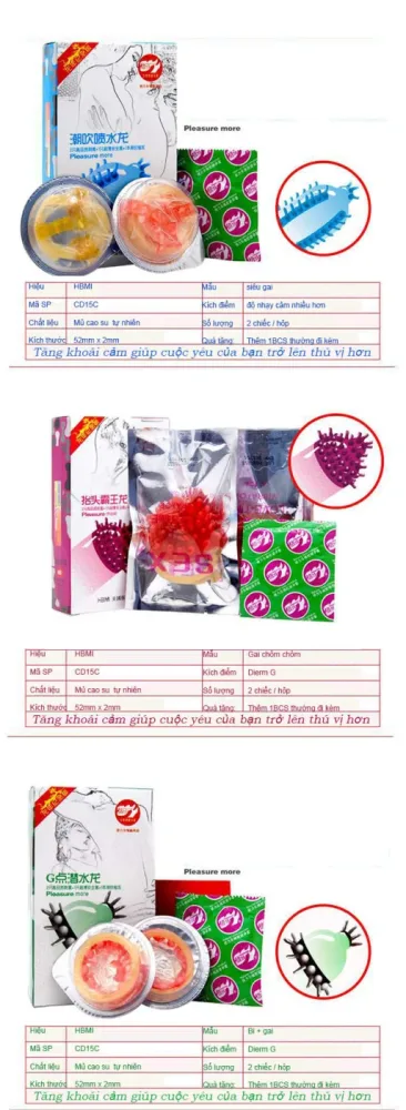 Textured Ribbed Spike Condoms for Intense Pleasure — hình 3