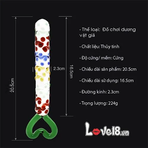 Glass Heart Handle Erotic Massage Wand Transparent — Why Choose the Heart Handle Glass Dildo DV52B?