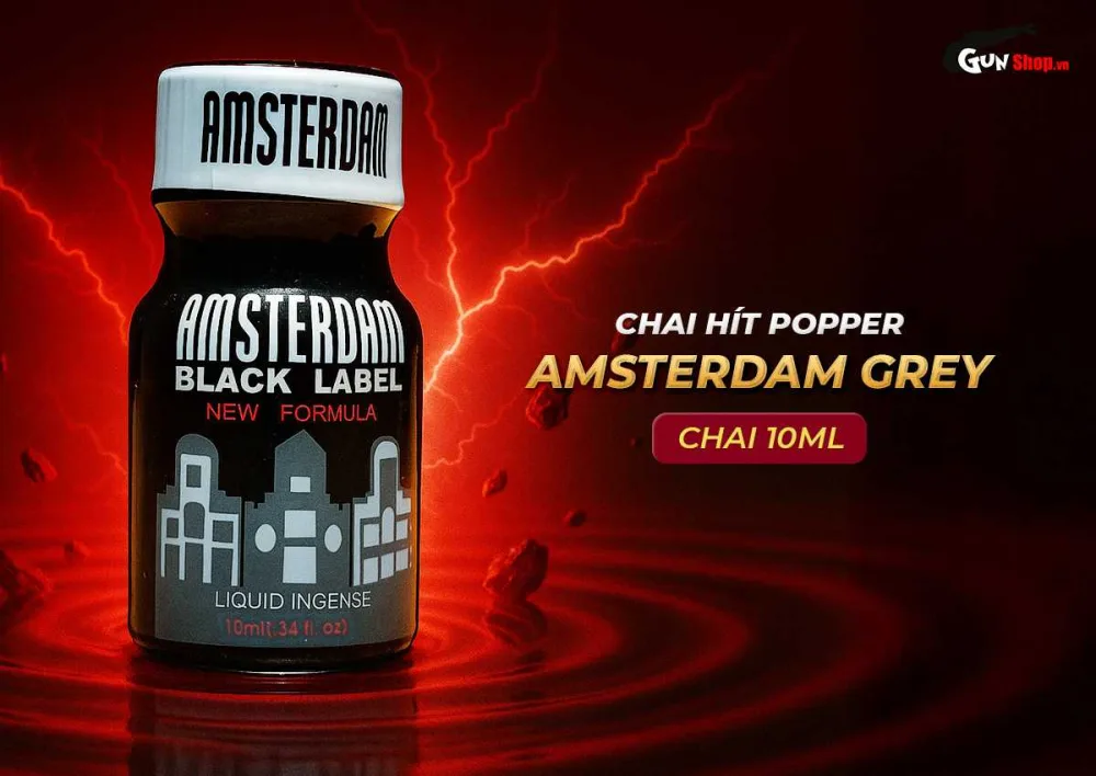 Popper PWD USA Amsterdam Grey 10ml Pleasure Enhancer