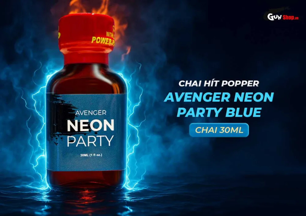 Popper PWD USA Avenger Neon Party Blue 30ml