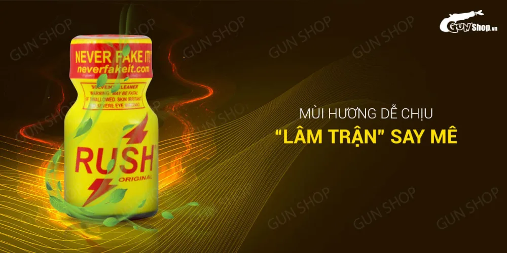 Popper PWD Rush Yellow 10ml USA Original Instant Euphoria — hình 3