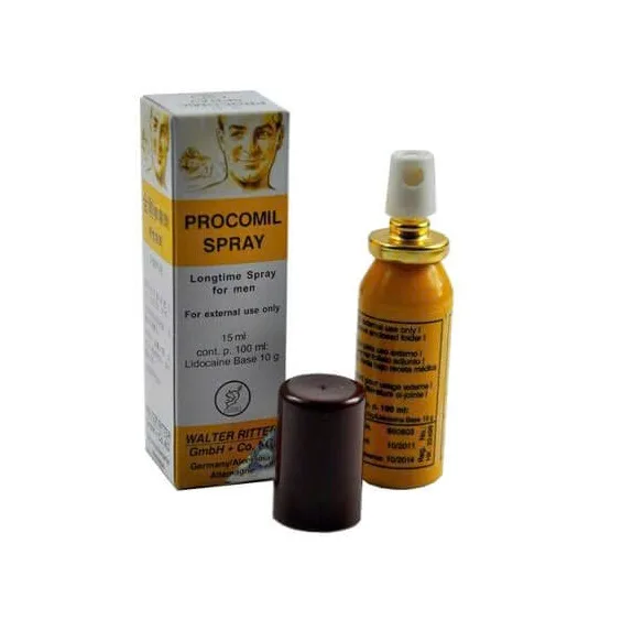 Procomil Delay Spray 15ml Fast-Acting Male — Powerful Ingredients for Effective Results