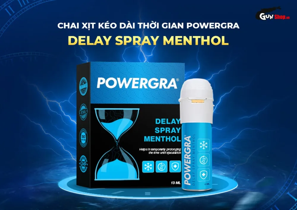 Powergra Menthol Delay Spray 13ml Male Sexual Confidence — Experience Long-Lasting Control with Powergra Delay Spray