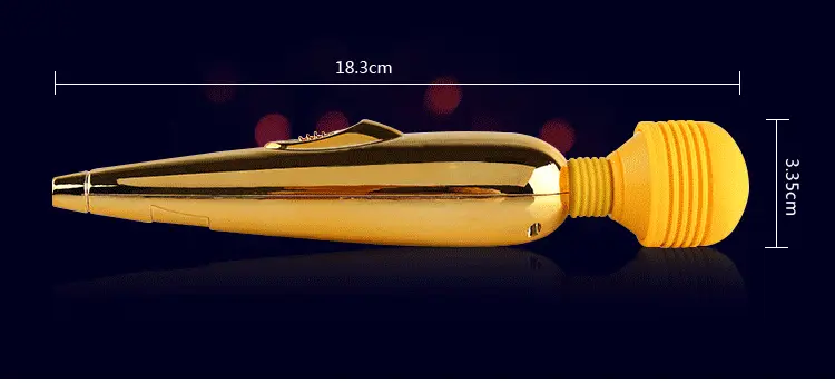 Luxurious Gold Plated AV Wand G Spot Full Body Massage — hình 3