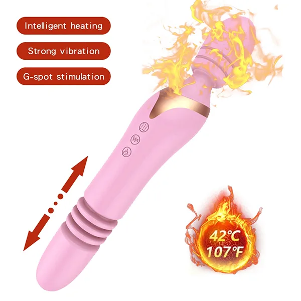 Lucy Double-Ended Vibrating Rod G-Spot Clitoral Stimulator — hình 3
