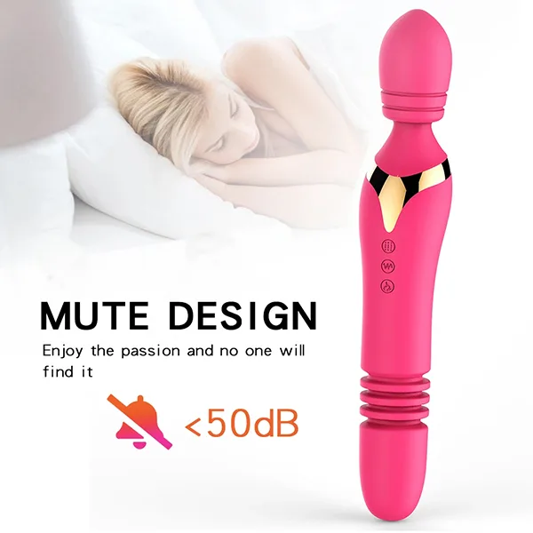 Lucy Double-Ended Vibrating Rod G-Spot Clitoral Stimulator — hình 5
