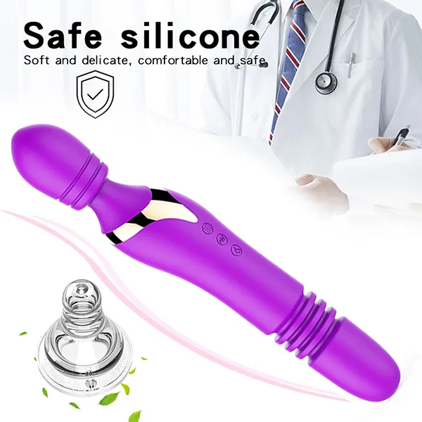 Lucy Double-Ended Vibrating Rod G-Spot Clitoral Stimulator — hình 7
