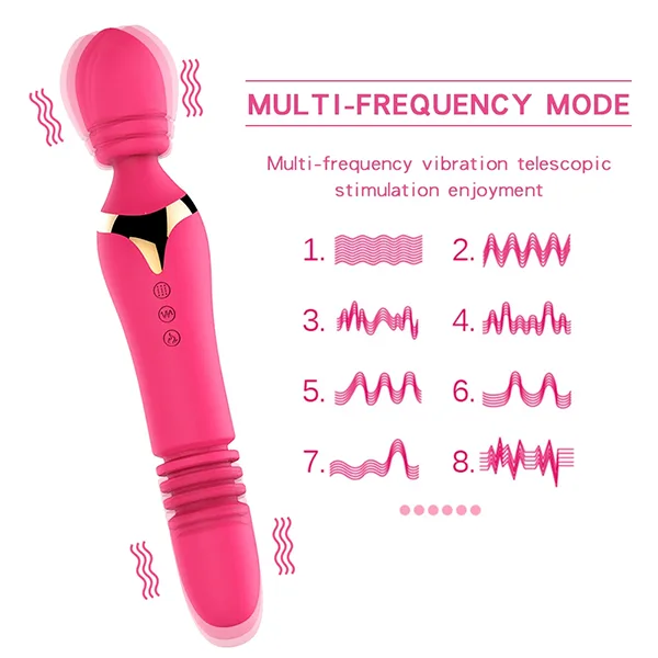 Lucy Double-Ended Vibrating Rod G-Spot Clitoral Stimulator — hình 8