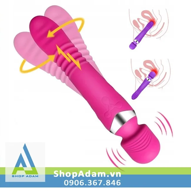 Jundaoai Double-ended Thrusting Silicone Vibrator for Women — Versatile and User-Friendly Design