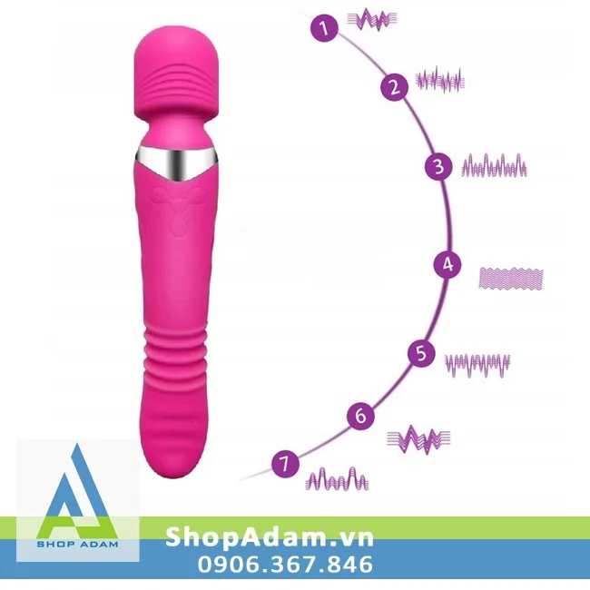 Jundaoai Double-ended Thrusting Silicone Vibrator for Women — The product is also waterproof, making cleaning easy and