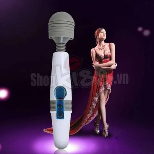 Louge LCD Touchscreen Powerful Multi-Purpose Vibrating Wand — hình 2