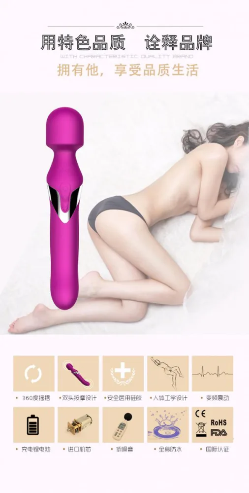 Aphojoy Double-Ended Vibrator Strong Female G-Spot Massager — hình 11