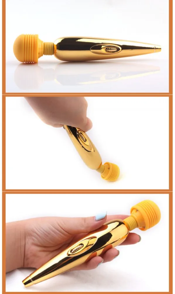 Gold-Plated Mini G-Spot Vibrating Massage Luxury Device — Powerful & Versatile Massage Experience