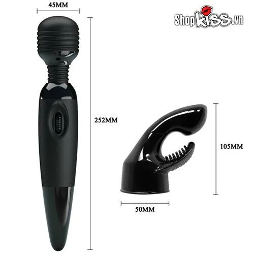 Sensual Massager Premium Silicone Wand Vibrator — hình 4