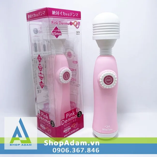 Pink Denma 3 Powerful Whole Body Massage 10 Modes Japan