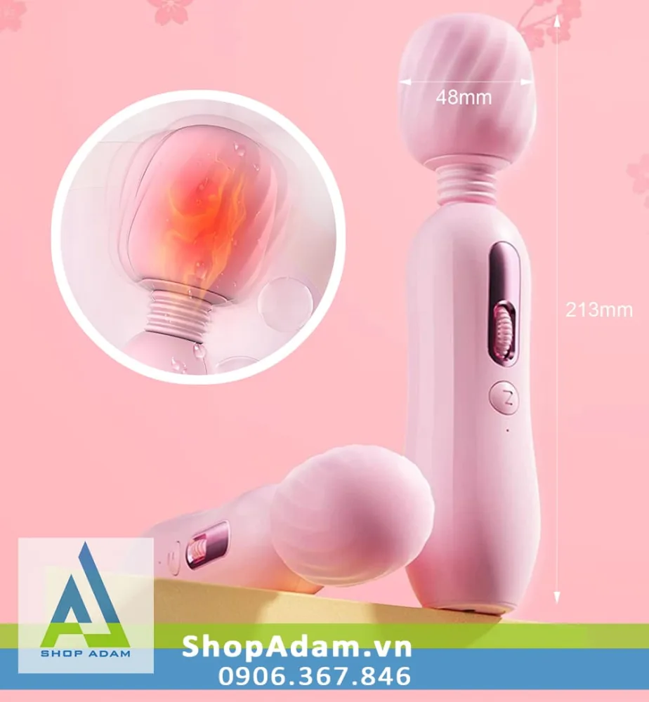 Zemalia Mushroom Heated Rechargeable Vibrating Massager — Comfortable, Safe, and Waterproof Design
