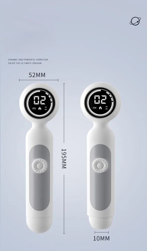 Heat Emitting Suction Vibe for Women 10 Modes — Compact Yet Powerful for On-the-Go Pleasure