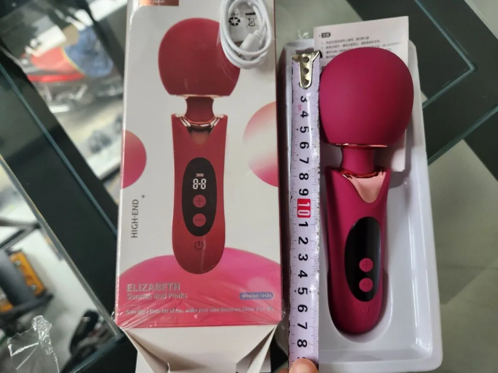 Juiuy Elizabeth RED Powerful Mini Vibrator with LCD Screen — hình 8