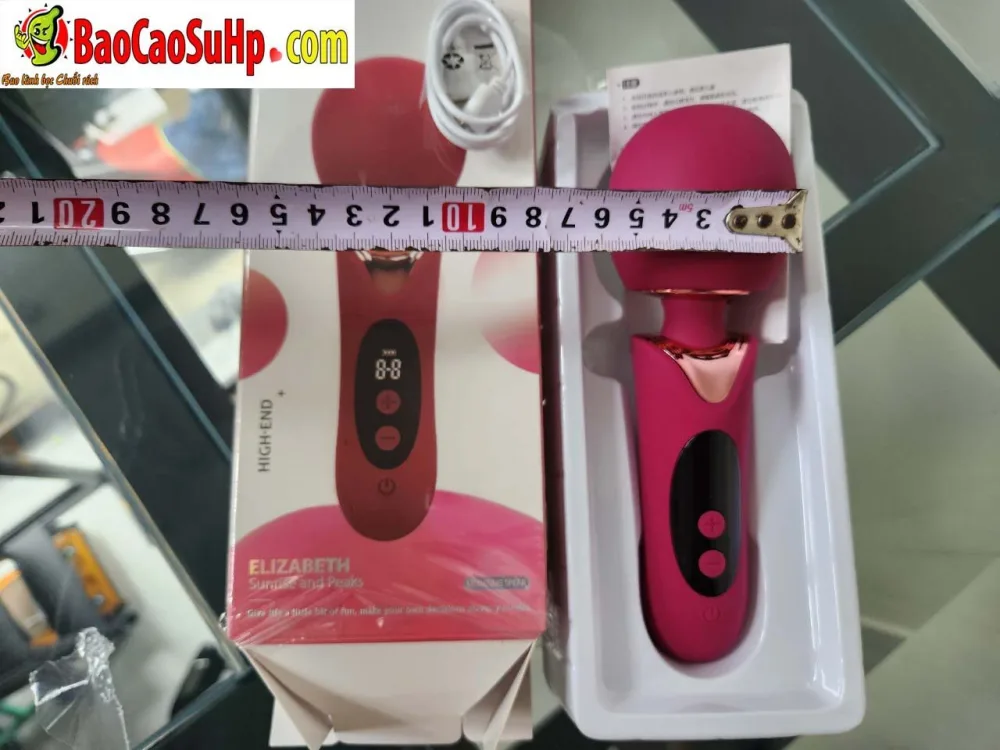 Juiuy Elizabeth RED Powerful Mini Vibrator with LCD Screen — hình 9
