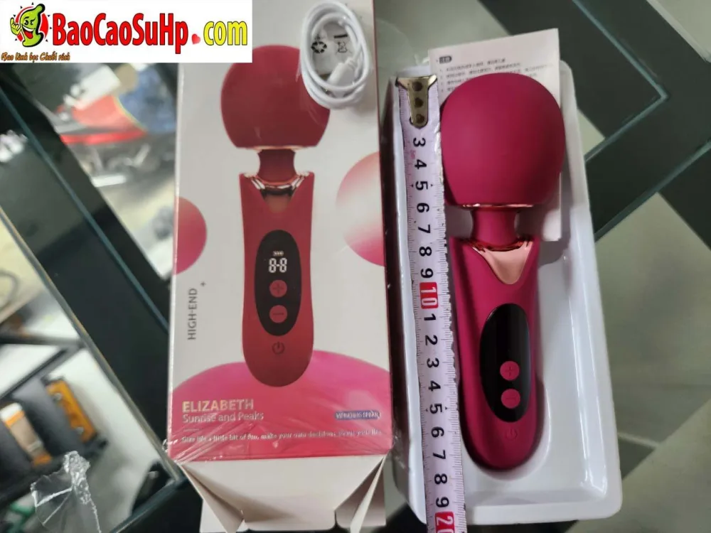 Juiuy Elizabeth RED Powerful Mini Vibrator with LCD Screen — hình 7