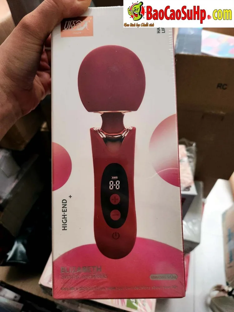 Juiuy Elizabeth RED Powerful Mini Vibrator with LCD Screen — hình 10