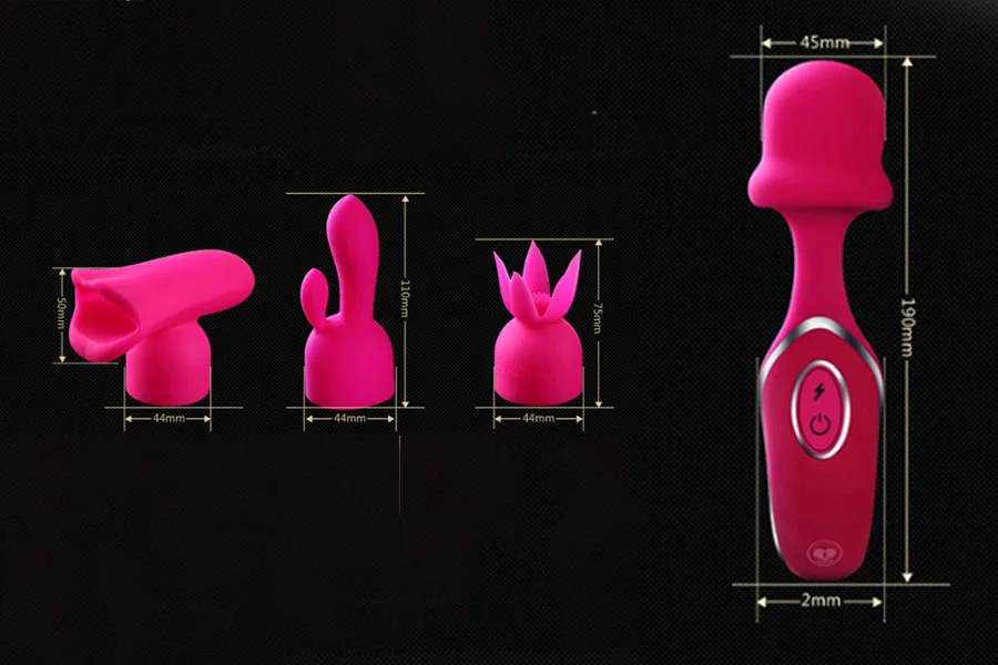 Mini Loving World Premium Vaginal Massage Wand Compact — Waterproof & Rechargeable for Convenience