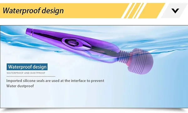 Mini Metallic Massage Wand Rechargeable Body Relax Vibe — hình 8