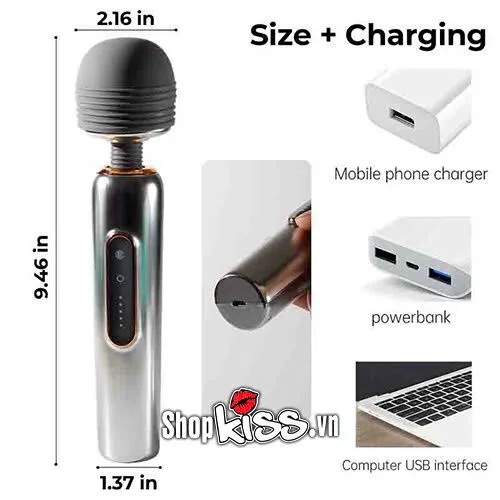 Wand Massager Silicone 5-Speed Orgasm Stimulator — Exceptional Features for Ultimate Satisfaction