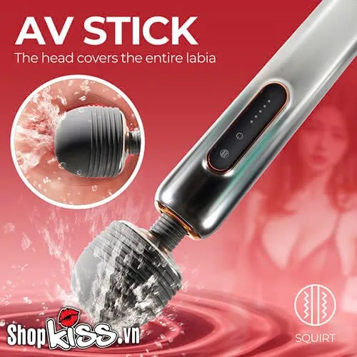 Wand Massager Silicone 5-Speed Orgasm Stimulator — Premium Materials & Design for Comfort and Durability