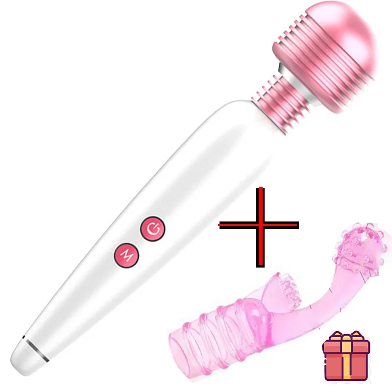 Mini G-Spot Vibrating Wand with Silicone Head + Charger — hình 4