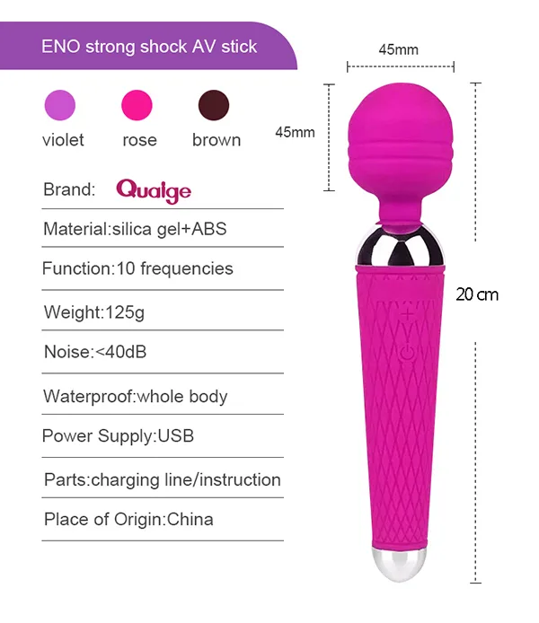 Mini Style 10 Mode Powerful Vibrating Massager for Women — hình 2